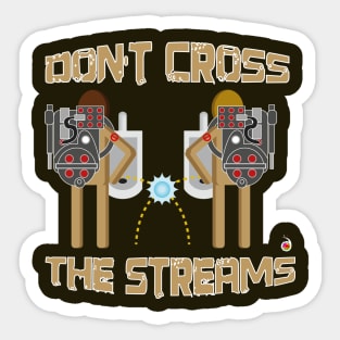 Ghostbusters: Don't cross the streams Sticker